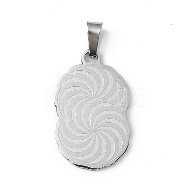 Non-Tarnish 201 Stainless Steel Pendants STAS-C072-01P-1