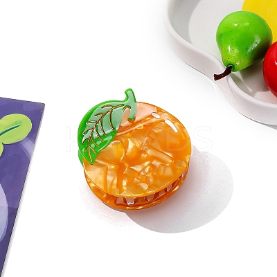 Cellulose Acetate(Resin) Claw Hair Clips PW-WGFD5B2-01-1