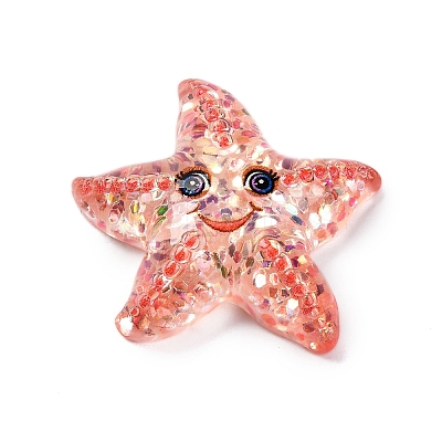 Marine Organism Theme Resin Cabochons LS-RESI-Q010-01E-1