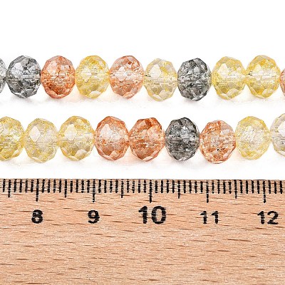 Transparent Glass Beads Strands GLAA-T023-6mm-A10-1
