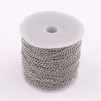 Tarnish Resistant 304 Stainless Steel Curb Chains CHS-Q001-01-1