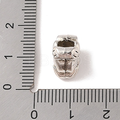 Tibetan Style Alloy European Beads TIBE-Q090-63AS-1