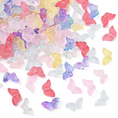 150Pcs 6 Colors Transparent Glass Beads Sets GLAA-YW0004-98-1