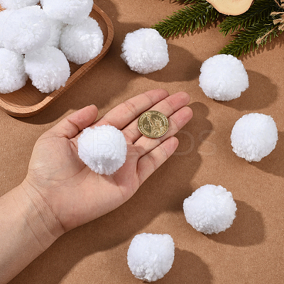24Pcs Wool Soft Pompom Ball DIY-SC0031-31C-03-1