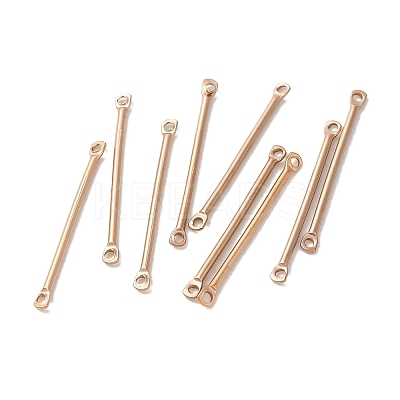 Ion Plating(IP) 304 Stainless Steel Connector Charms STAS-Q323-06C-RG-1