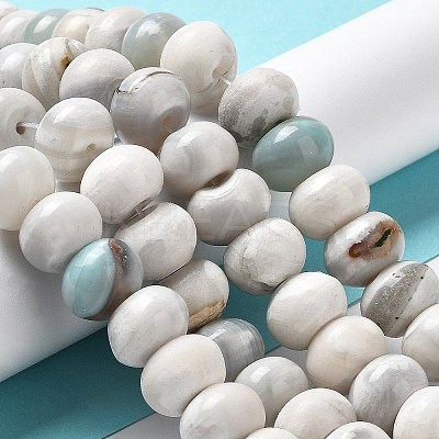 Natural Dyed Agate Imitation Turquoise Beads Strands G-P425-01B-01A-1