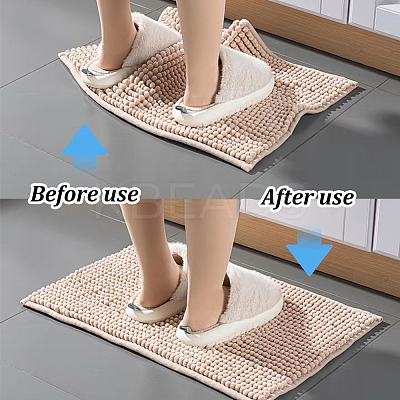 AHADEMAKER 16Pcs 2 Colors PU Self Adhesive Non Slip Carpet Stickers FIND-GA0005-64-1