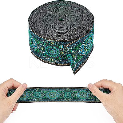 Polyester Grosgrain Ribbon OCOR-WH0063-23-1