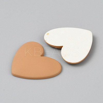 Opaque Resin Cabochons RESI-WH0041-03I-1