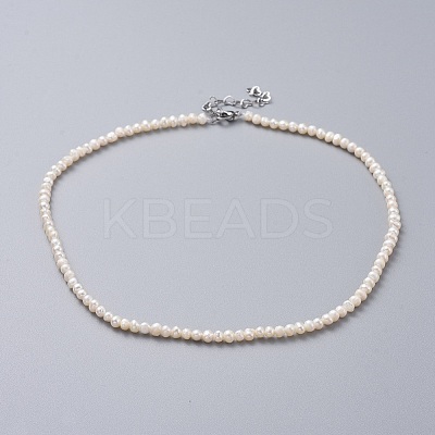 Natural Freshwater Pearl Necklaces NJEW-JN02514-1
