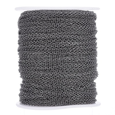 Brass Cable Chains CHC-034Y-B-NF-1