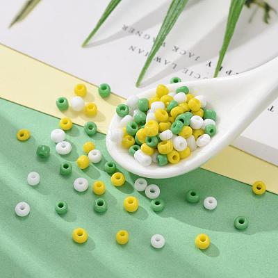6500Pcs 300G 3 Colors Glass Seed Beads SEED-LS0001-06-1