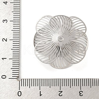 Rack Plating Brass Bead Caps KK-S400-14P-1