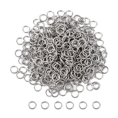 Tarnish Resistant 304 Stainless Steel Open Jump Rings LS-STAS-Q186-02-4x0.6mm-1
