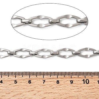 304 Stainless Steel Dapped Chains CHS-Z007-18P-1