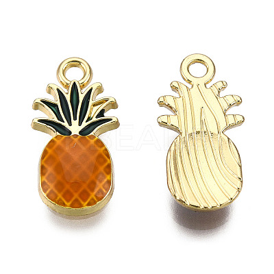Alloy Enamel Pendants ENAM-T009-50A-RS-1