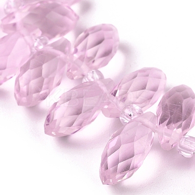 Crystal Glass Beads Strands X-GLAA-D033-28-1