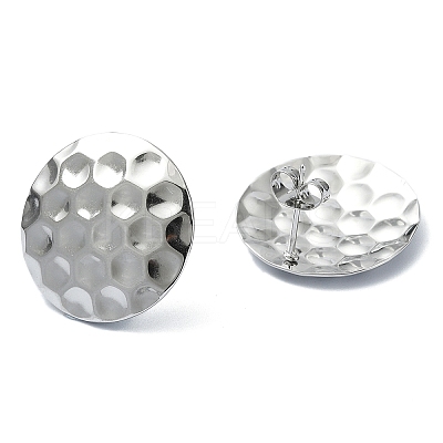 Tarnish Resistant 201 Stainless Steel Stud Earrings EJEW-K270-15P-1