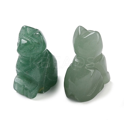 Natural Green Aventurine Carved Healing Figurines G-B062-04A-1