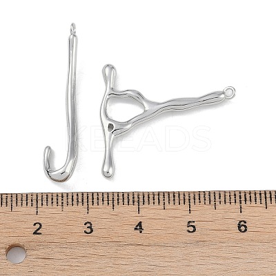 Brass Toggle Clasps KK-U020-05P-1