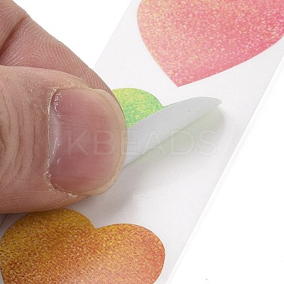 Valentine's Day Heart Paper Stickers LS-DIY-I107-02B-1