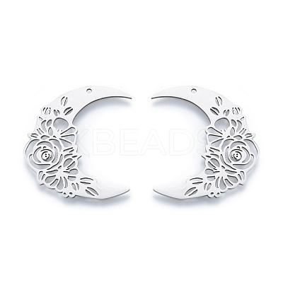 Non-Tarnish 201 Stainless Steel Pendants STAS-N090-LA933-1-1