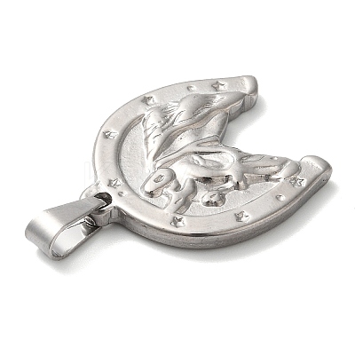 Non-Tarnish 304 Stainless Steel Pendants STAS-D069-05P-1