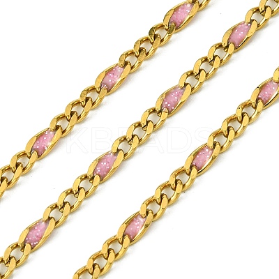 Ion Plating(IP) 304 Stainless Steel Enamel Chains CHS-Q005-06G-04-1