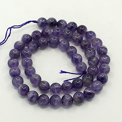 Natural Chevron Amethyst Beads Strands G-S031-1