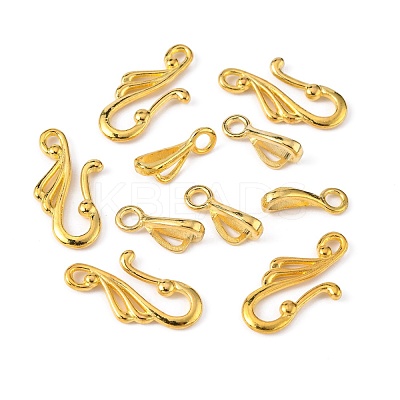 Tibetan Style Hook and Eye Clasps X-K08ZJ011-1