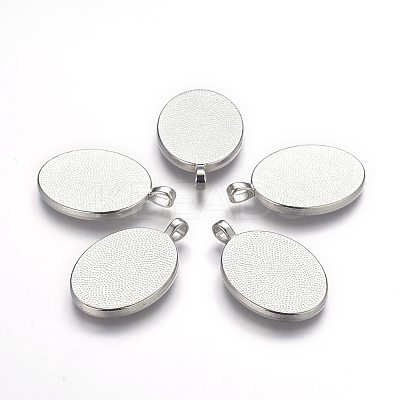 Alloy Pendant Cabochon Settings LS-PALLOY-A15657-N-1