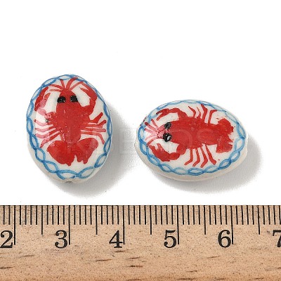 Handmade Porcelain Beads PORC-Z005-01-1