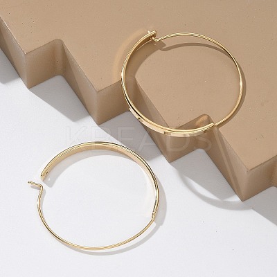 304 Stainless Steel Ring Hoop Earrings for Women EJEW-Q781-04G-1