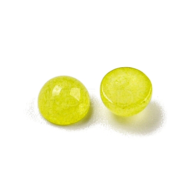 Natural White Jade Dyed Cabochons G-H309-03-21-1