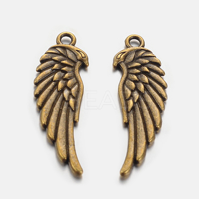 Tibetan Style Alloy Pendants TIBEP-60559-AB-FF-1