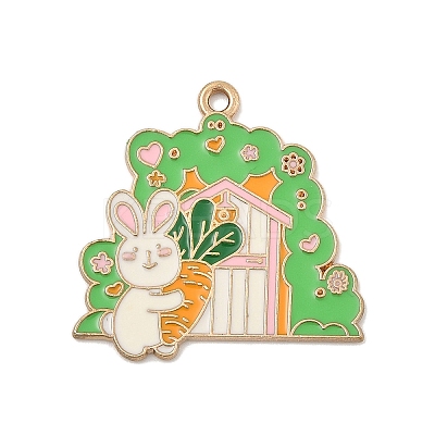 Animal Forest Theme Zinc Alloy Enamel Pendants LS-FIND-Z065-01H-1