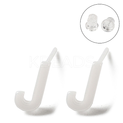 Hypoallergenic Bioceramics Zirconia Ceramic Stud Earrings EJEW-F340-04J-1