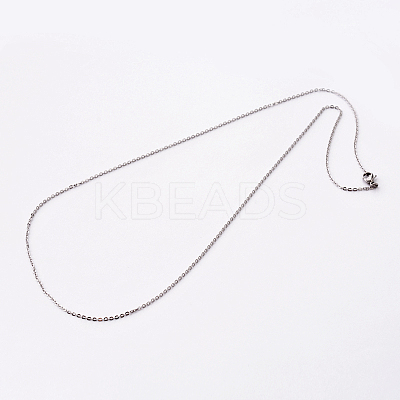Tarnish Resistant 304 Stainless Steel Cable Chain Necklaces STAS-O056-12-1