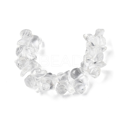 Chinese Zodiac Natural Quartz Crystal Carved Beads G-D300-01E-1