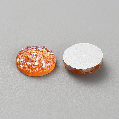 Druzy Resin Decoden Cabochons RESI-WH20007-01H-1