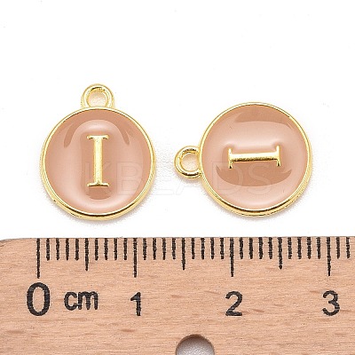 Golden Plated Alloy Enamel Charms LS-ENAM-S118-06I-1