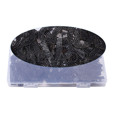 Glitter Hotfix Rhinestone Iron on Patches DIY-CD0001-10F-1