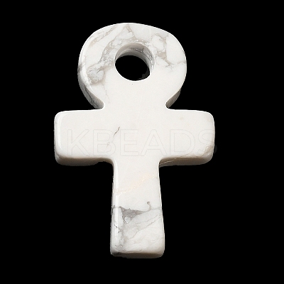 Synthetic Howlite Pendants G-R492-03J-1