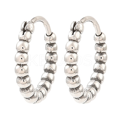 316 Surgical Stainless Steel Hoop Earrings EJEW-D096-05E-AS-1