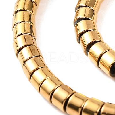 Electroplated Synthetic Non-magnetic Hematite Beads Strands G-H027-G01-03-1