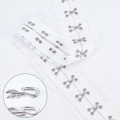 Steel Hook Buckles FIND-WH0082-91B-1