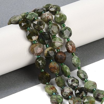Natural Green Opal Beads Strands G-C116-A78-01-1
