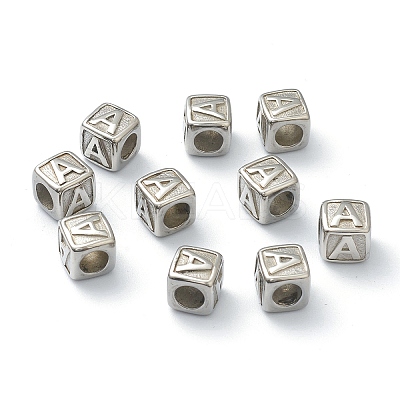 Tarnish Resistant 304 Stainless Steel European Beads STAS-H145-01A-P-1