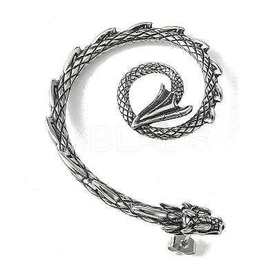 316 Surgical Stainless Steel Cuff Earrings EJEW-E300-18AS-03-1