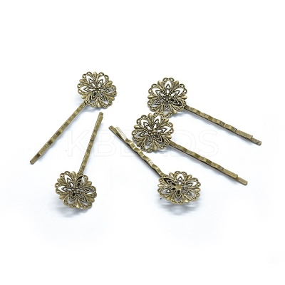 Iron Hair Bobby Pin Findings IFIN-L032-05AB-NF-1